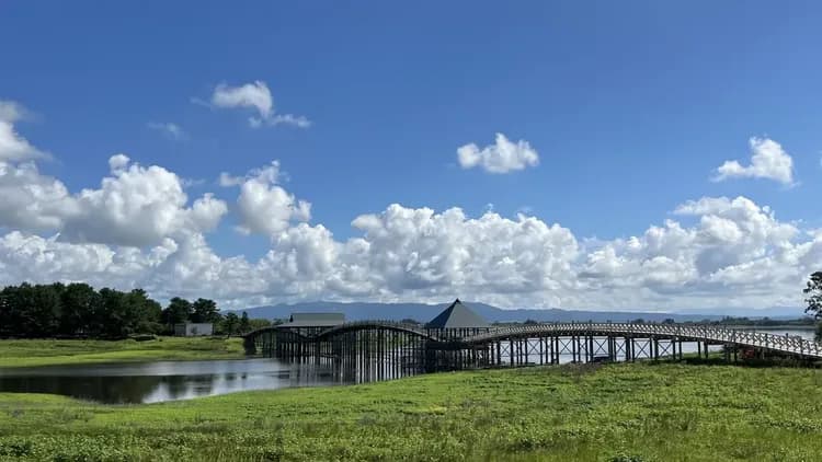 春櫻東北旅遊|仙台威斯汀酒店.銀山溫泉街.角館.北上展勝地.嚴美溪.鶴之舞橋.山形牛會席料理.採果.烤米棒.3晚溫泉五日