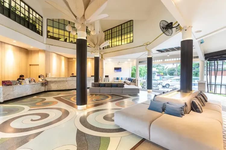 Lobby sitting area