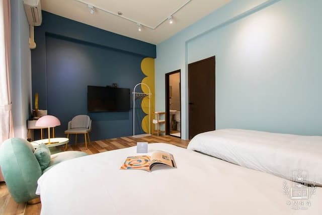 中間民宿-雙床房 A302【不可併床】-4