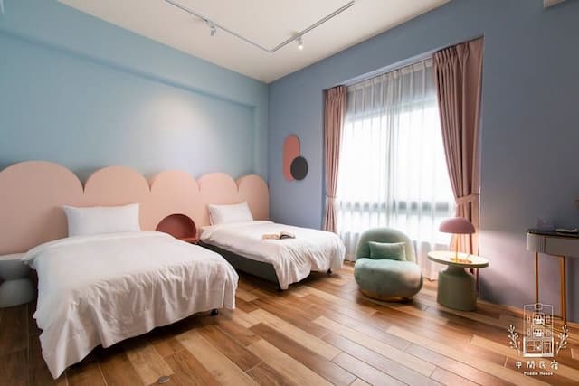 中間民宿-雙床房 A302【不可併床】-2