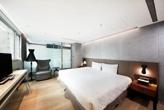 雀客旅館台北南京｜緊鄰捷運站-雀躍雙人客房-1