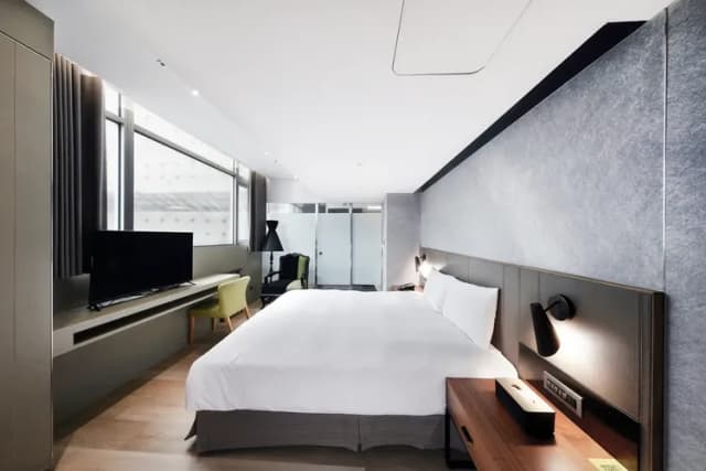 雀客旅館台北南京｜緊鄰捷運站-雀躍雙人客房-3