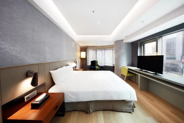 雀客旅館台北南京｜緊鄰捷運站-雀緻雙人客房-2