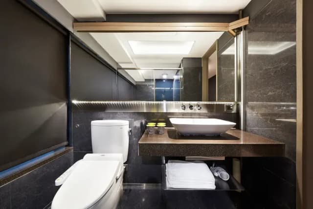 雀客旅館台北南京｜緊鄰捷運站-雀緻家庭客房-9