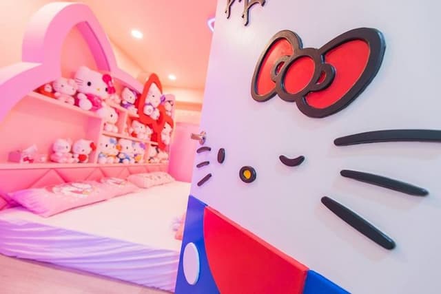 童玩趣親子民宿-凱蒂貓四人房-2