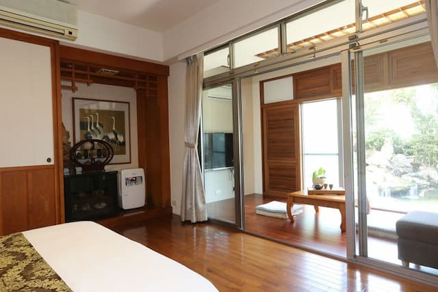 靜園休閒民宿｜絕佳地點、愜意景色-京都禪風-6