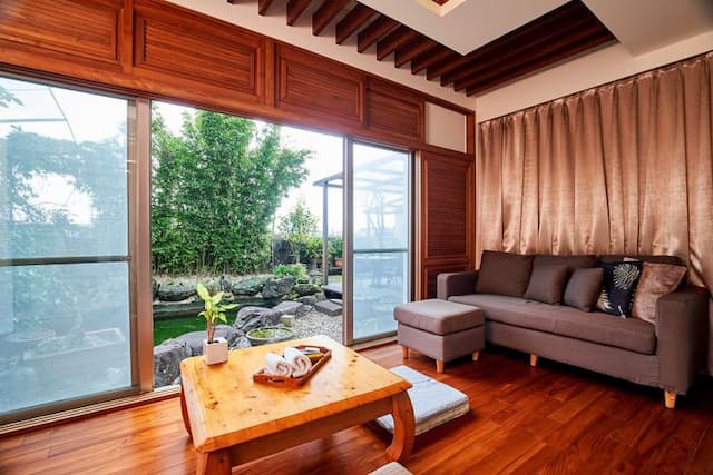 靜園休閒民宿｜絕佳地點、愜意景色-京都禪風-3