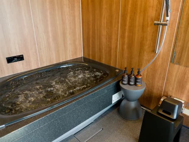 全室共通／リゾートバブル機能完備のバスルーム