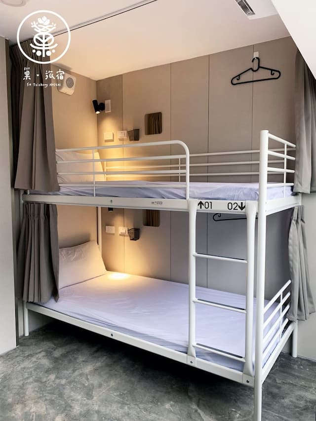 巢旅宿-3 人房混合宿舍 (共用衛浴)-1