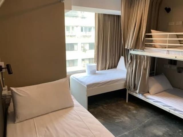 巢旅宿-4 人房混合宿舍 (共用衛浴)-1