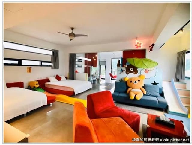 湖漾189風格旅店-雲逸四人房-1