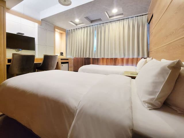 CHECK inn Express Taichung Feng Chia-Deluxe Twin Room-2