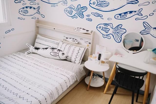 Moon walks slowly-Water Double Room - 3F-1