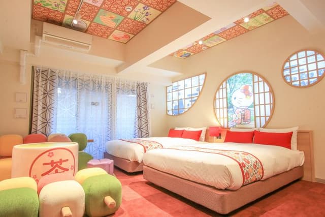 RESI STAY THE KYOTO-HELLO KITTY Room-1