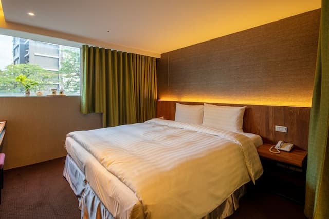 谷墨商旅-不指定房型(無窗)(一大床或兩小床)-8