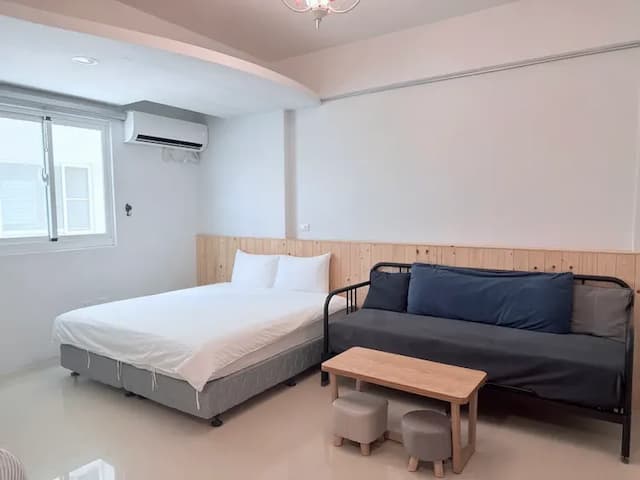 小豆旅宿 | 近台東車站-202 超大雙人房-1