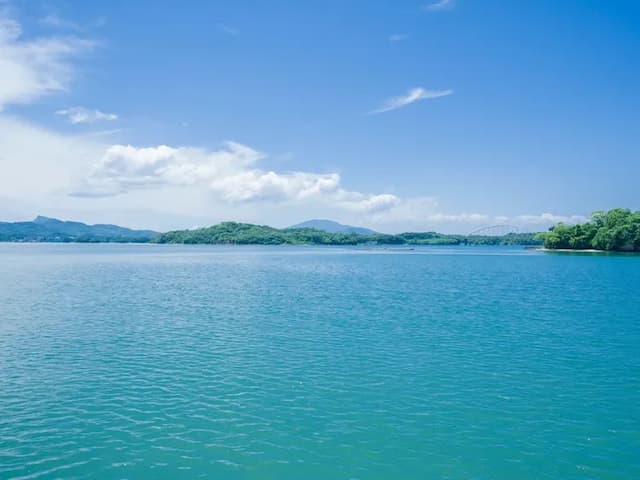 【景色】永浦島など天草諸島が見渡せます。