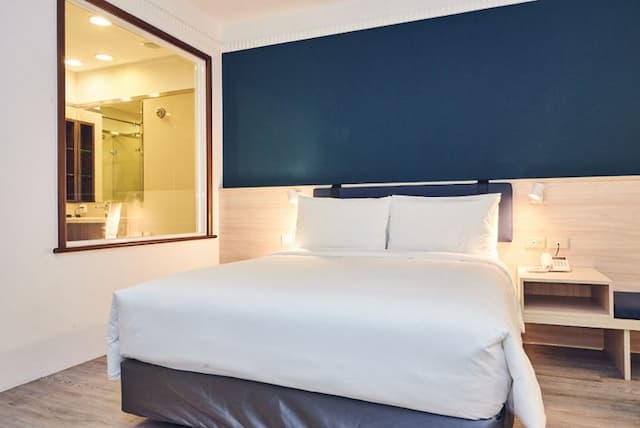 雀客藏居台北南港｜近環球購物中心＆CITYLINK、全新裝潢-標準雙人客房 (無窗)-4