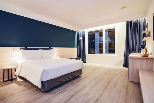 雀客藏居台北南港｜近環球購物中心＆CITYLINK、全新裝潢-標準雙人客房 (無窗)-1