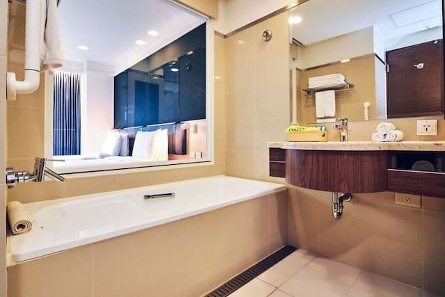 雀客藏居台北南港｜近環球購物中心＆CITYLINK、全新裝潢-經典雙床客房-3