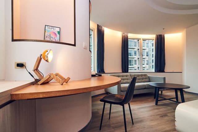 雀客藏居台北南港｜近環球購物中心＆CITYLINK、全新裝潢-雋永藏居雙人套房-5