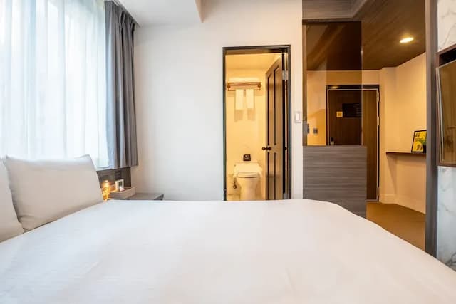 夢樓旅店-雀緻雙人客房-5