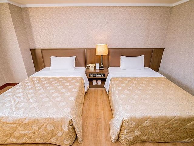 漢彌敦大飯店-豪華雙床房-1