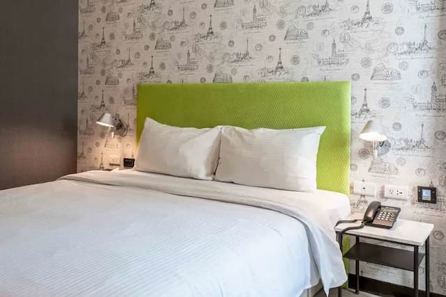 雀客旅館台中自由-雀躍雙人客房-3