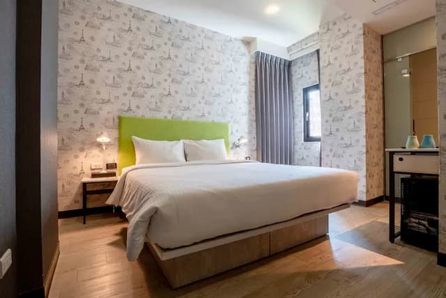 雀客旅館台中自由-雀躍雙人客房-4