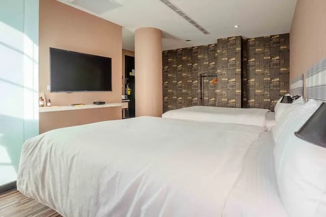 雀客旅館台中自由-雀緻家庭客房-7