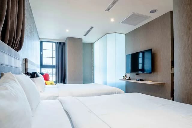 雀客旅館台中自由-雀緻家庭客房-2