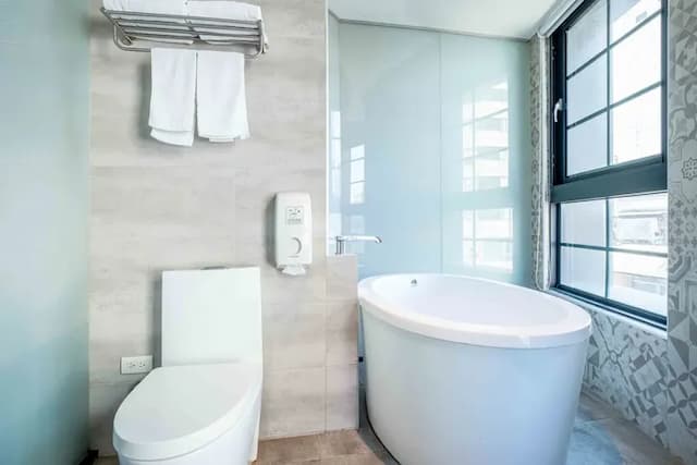 雀客旅館台中自由-雀緻家庭客房-14