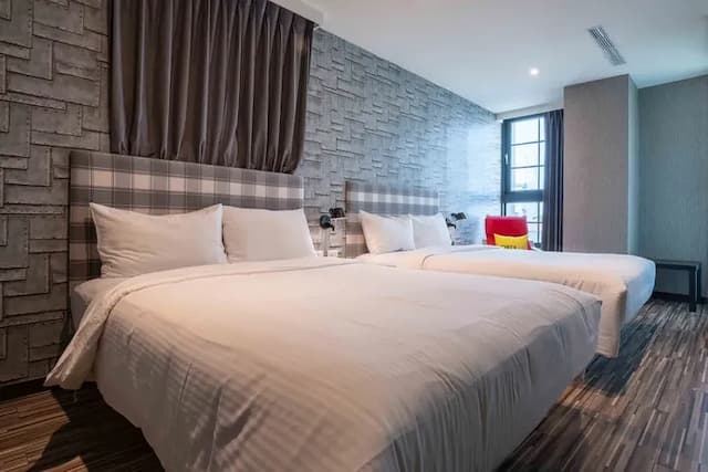 雀客旅館台中自由-雀緻家庭客房-6