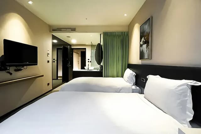 CHECK inn Taipei Xinyi-Superior Twin Room-2