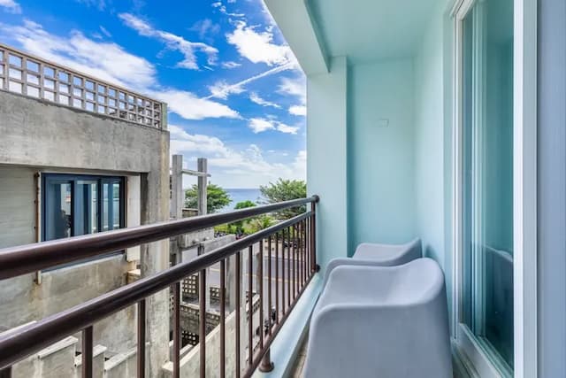 宅屋｜帆船石沙灘5分鐘腳程｜新上架-側面海景雙人房-15