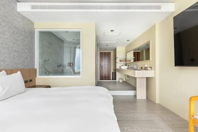 宅屋｜帆船石沙灘5分鐘腳程｜新上架-豪華海景雙人房【不挑房】-14