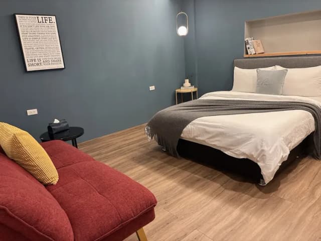北歐小幸福｜鄰近台南火車站-簡約北歐雙人房-4