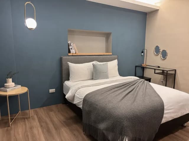 北歐小幸福｜鄰近台南火車站-簡約北歐雙人房-1