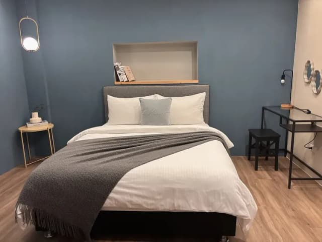 北歐小幸福｜鄰近台南火車站-簡約北歐雙人房-6