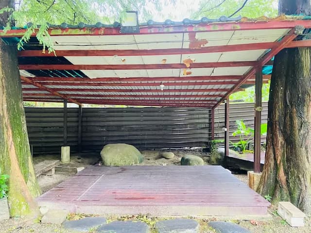 靜月居｜特色小木屋及露營體驗-【自搭帳】雨棚區 3MX3M-4