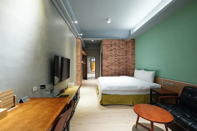 人山民宿 | 寵物友善 | 台東市中心【新上架】-雙人房－附陽台【不挑房】-1