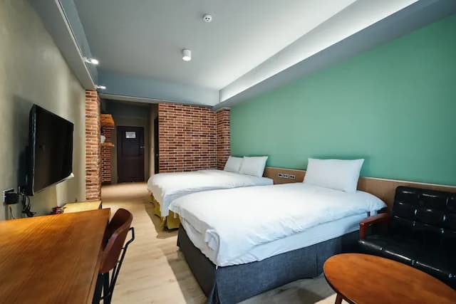 人山民宿 | 寵物友善 | 台東市中心【新上架】-三人房－附陽台【不挑房】-1