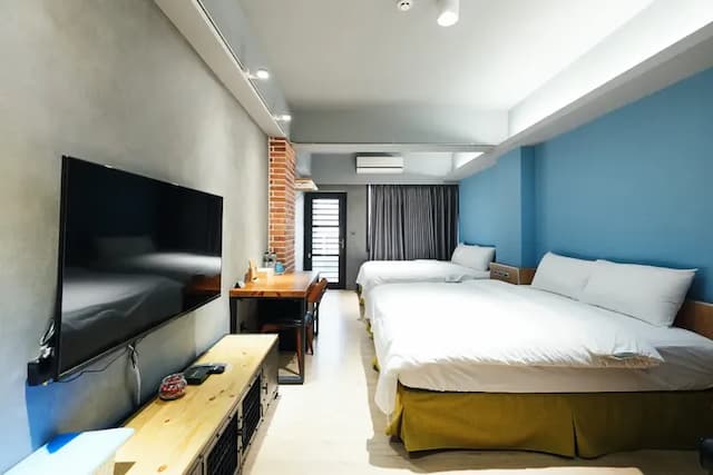 人山民宿 | 寵物友善 | 台東市中心【新上架】-四人房－附陽台【不挑房】-1