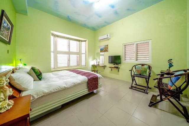 Yi Jing BnB | 可烤肉、使用廚房-蘋果綠二人房-2