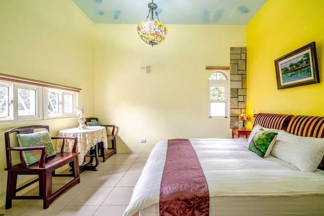 Yi Jing BnB | 可烤肉、使用廚房-天鵝黃二人房-2