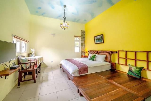 Yi Jing BnB | 可烤肉、使用廚房-天鵝黃二人房-1