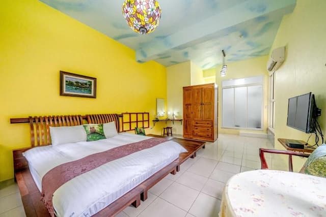 Yi Jing BnB | 可烤肉、使用廚房-天鵝黃二人房-4