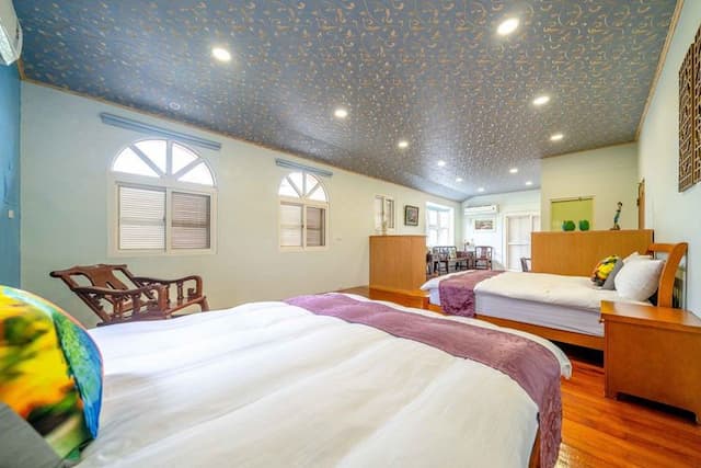 Yi Jing BnB | 可烤肉、使用廚房-紫茉莉/煙波藍 四人房【不挑房】-8