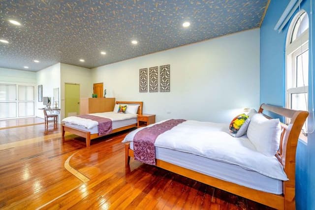 Yi Jing BnB | 可烤肉、使用廚房-紫茉莉/煙波藍 四人房【不挑房】-7