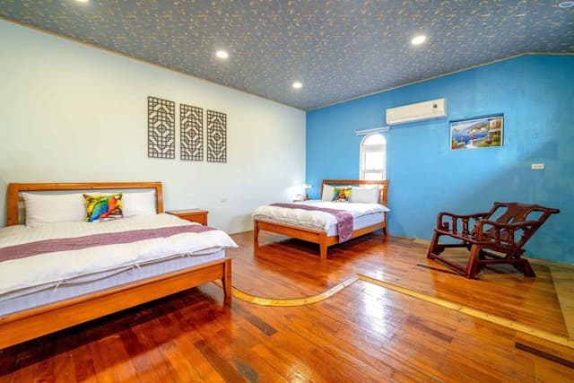 Yi Jing BnB | 可烤肉、使用廚房-紫茉莉/煙波藍 四人房【不挑房】-6